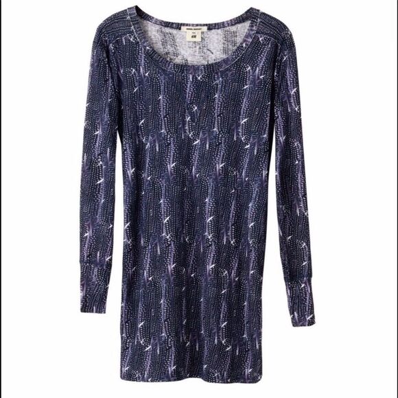 Isabel Marant for H&M Feather Print Linen Top Size 2 - Picture 1 of 8